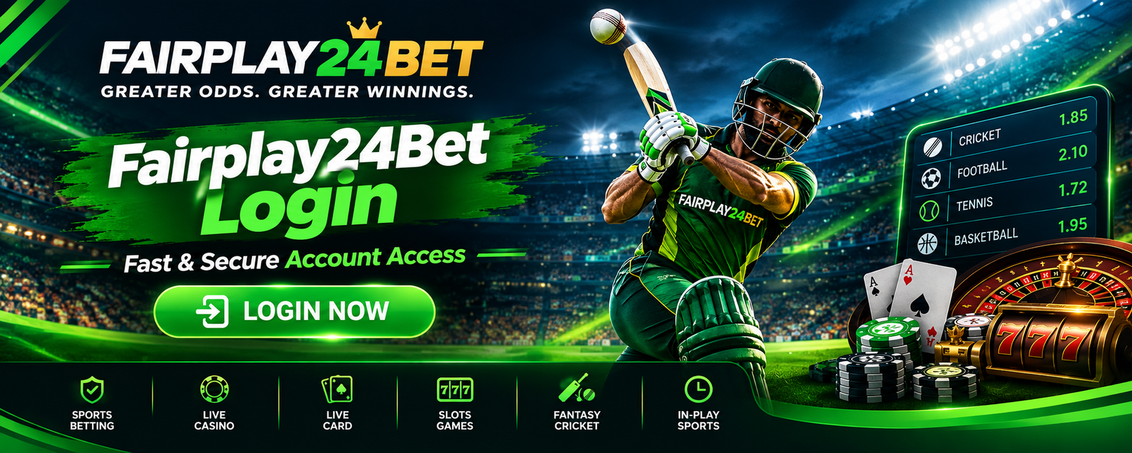 Fairplay24Bet Login Hero Banner